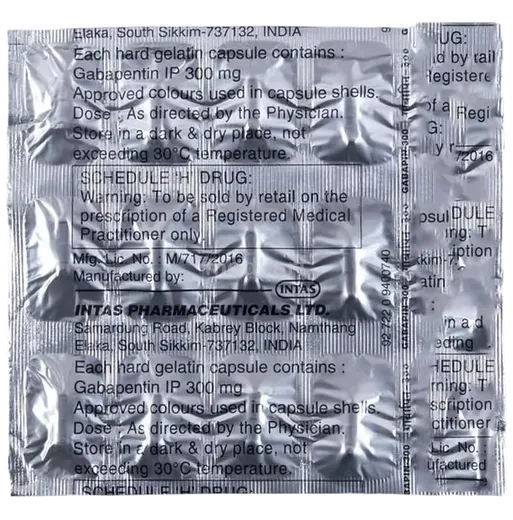 gabapin 300mg capsule 15's
